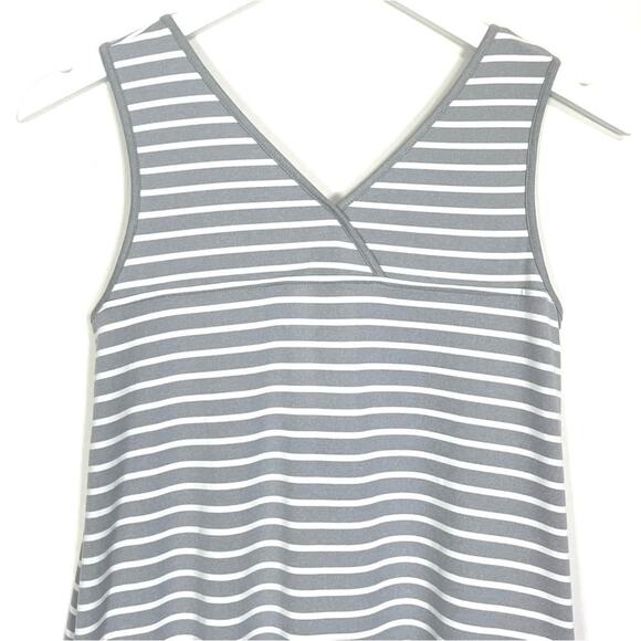 Cuddl Duds Flexwear Striped Dress - Picture 7 of 8